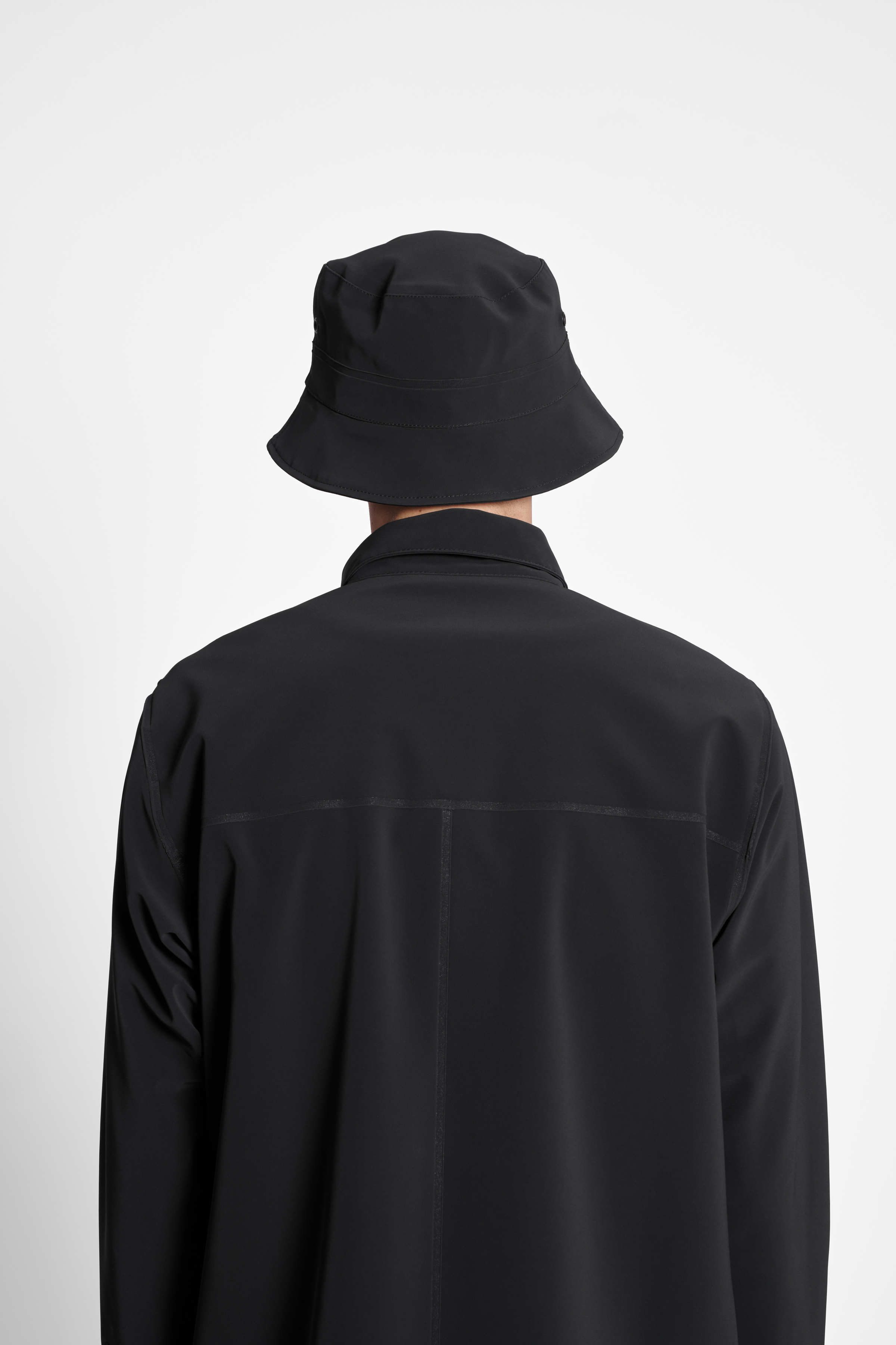 Stutterheim Beckholmen Matte Bucket Hat In Black