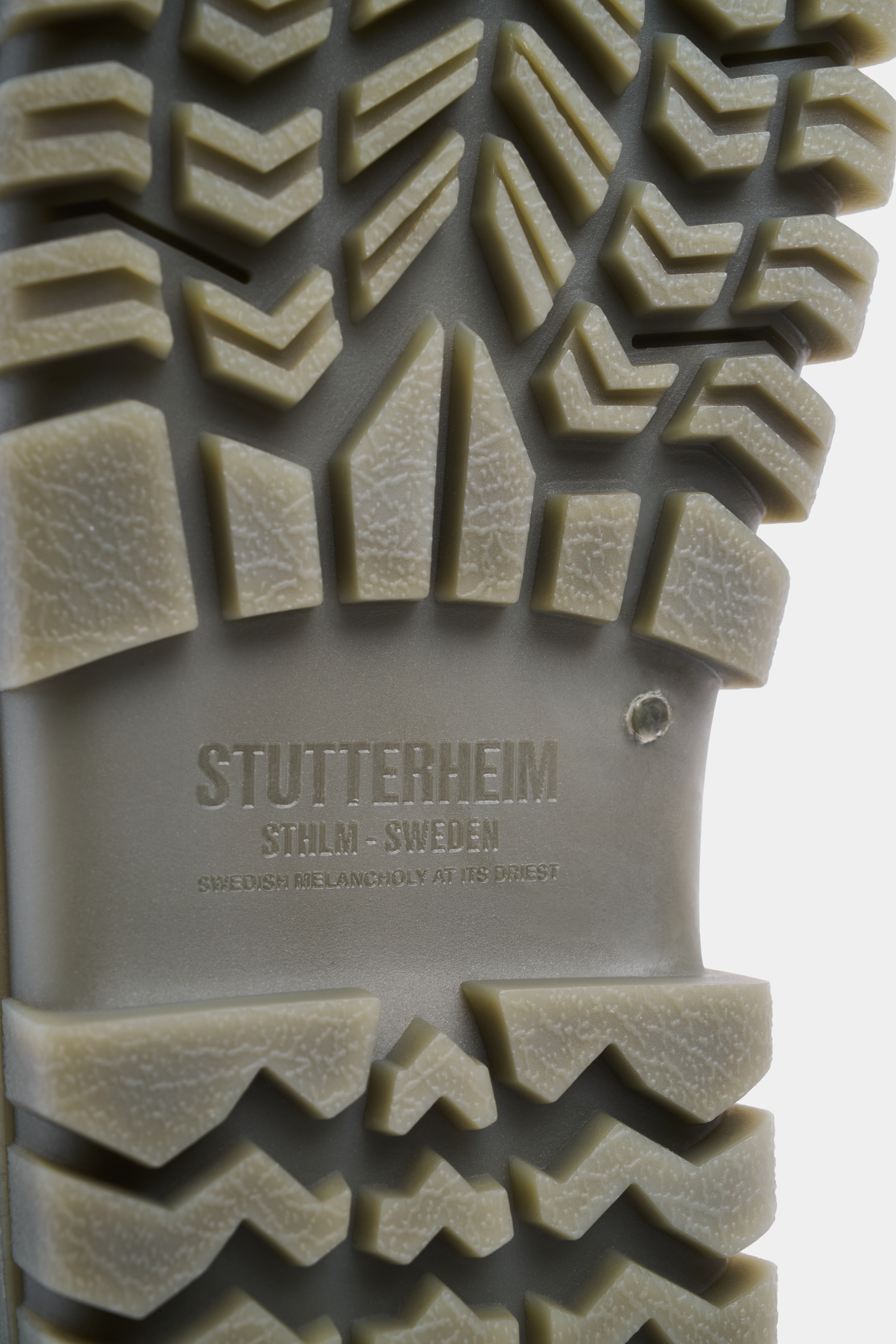 Stutterheim Patrol Boot Leather In Green